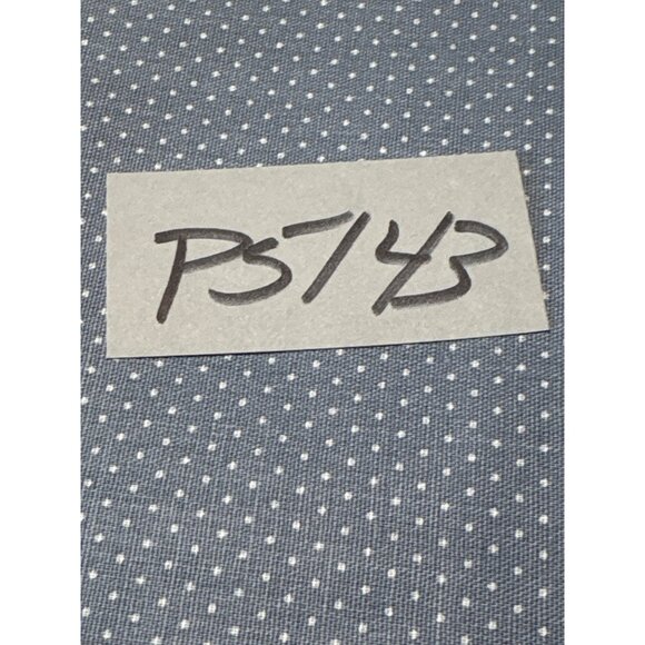 Blue Polka Dot Cotton Fat Quarter 18" x 22" Quilting Craft Fabric Piece - Picture 3 of 4